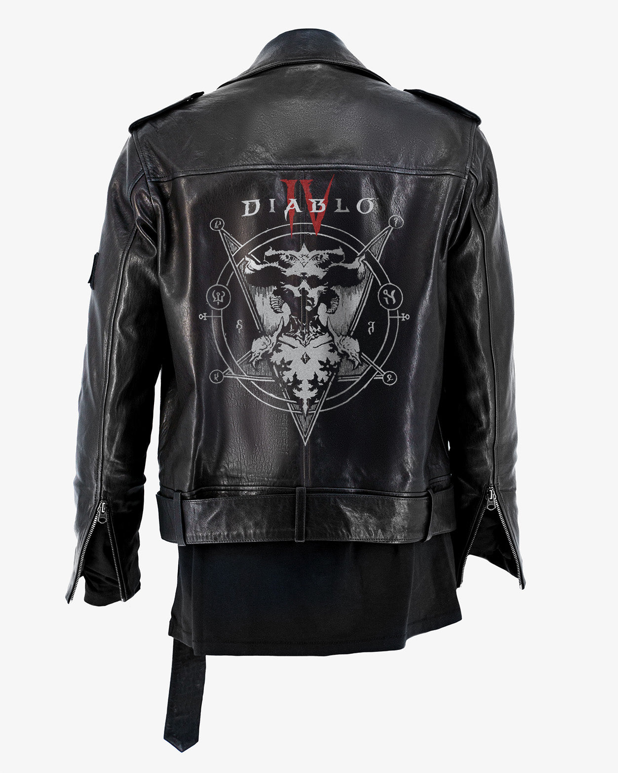DRKN x Diablo IV - Black Lilith Leather Jacket