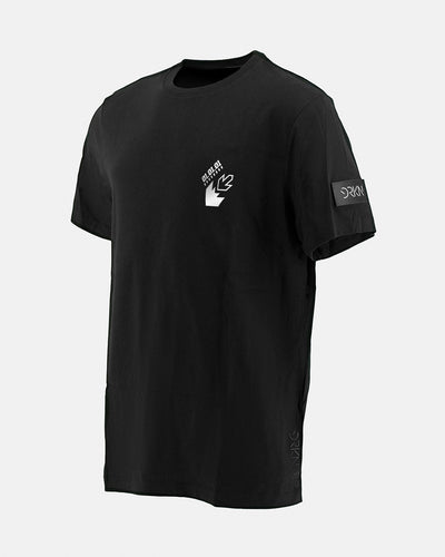 DRKN x PUBG Schwarzes T-Shirt 