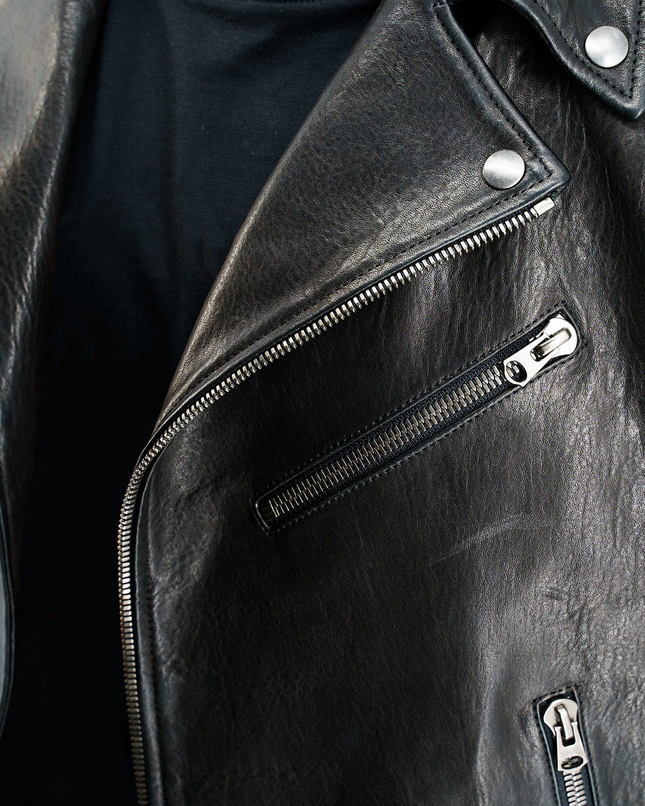 DRKN Heirloom Leather Biker Jacket