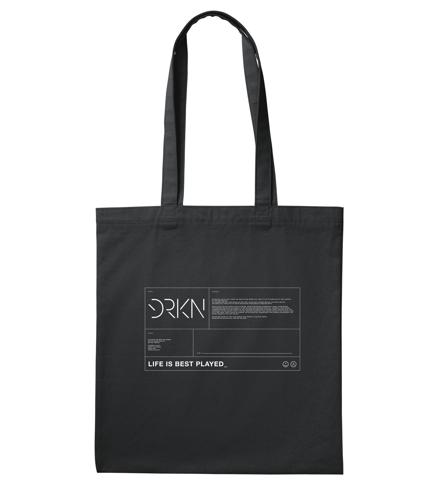 Small DRKN Tote