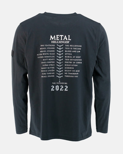 Metal: Hellsinger Tour Men's Black Longsleeve T-Shirt