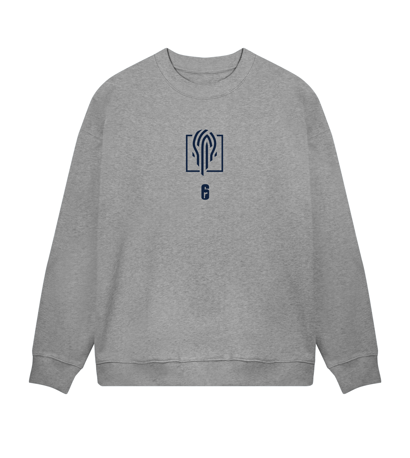 6 SIEGE - Nokk Grey Sweatshirt